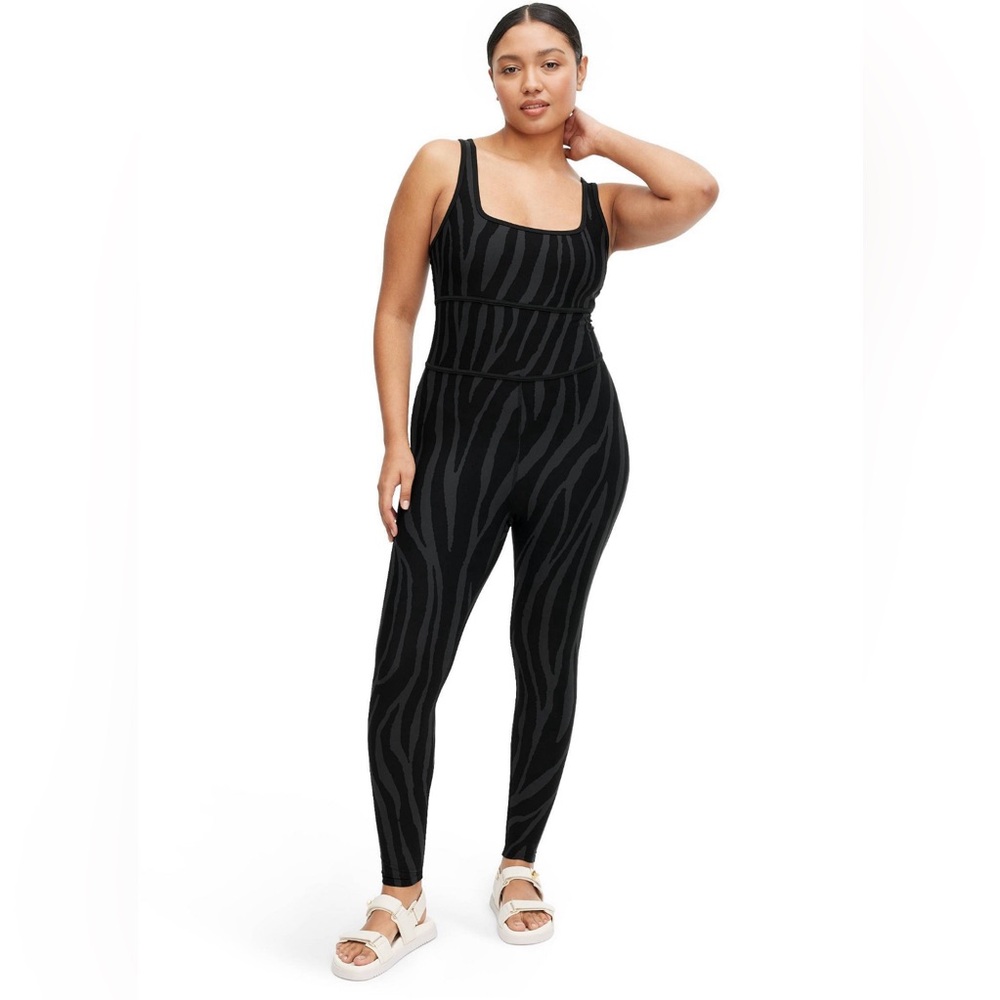 Diane Von Furstenberg Zebra Bodysuit - NWT - Large